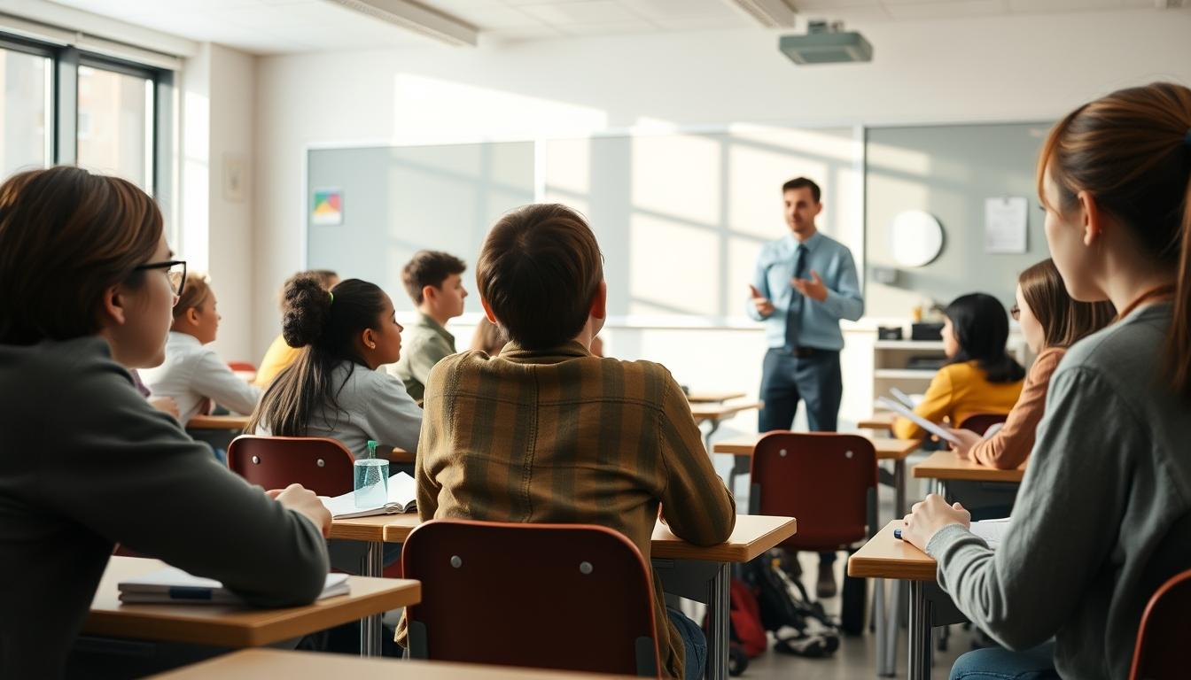 Structured study materials and learning resources on a desk