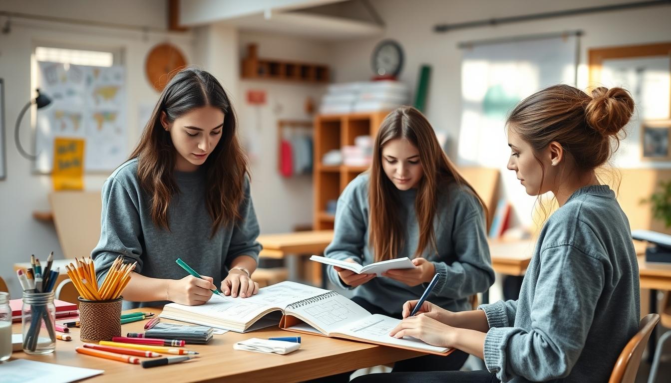 Digital learning platform with online study materials